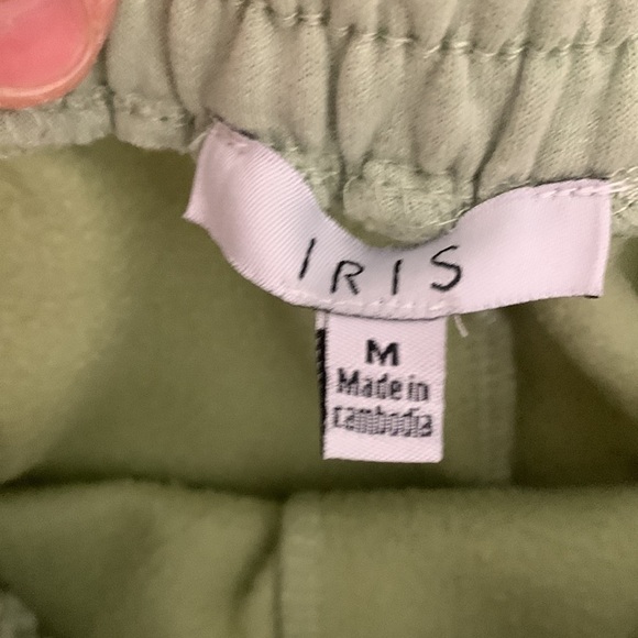 Sage Roll Tab Jersey Shorts - Picture 2 of 3